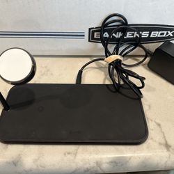 Watch & Phone Dual Fast Wireless Charger