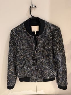 Rebecca Taylor Tweed Bomber Jacket Women’s 4