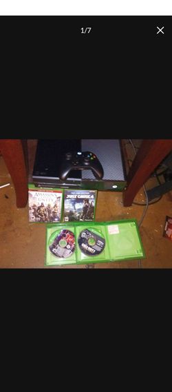 Xbox One Console with Controller and Games