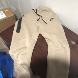 Nike Tech Pants Tan Size Small