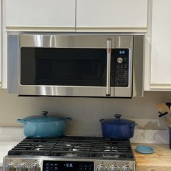 30” or 36” GE Cafe Built In Convection Over the Range Microwave