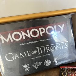 Game of Thrones Collector Monopoly + Westeros Puzzle + Book Bundle
