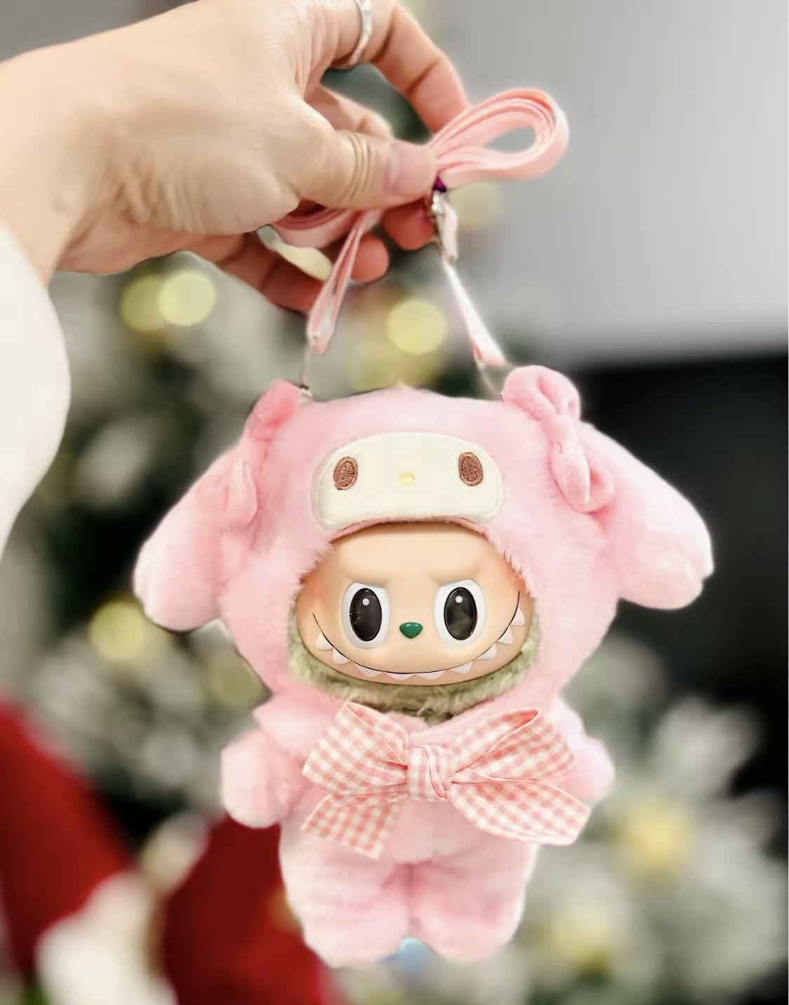 My Melody Bag Or Keychain For Labubu(clothes)