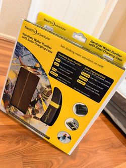 SteriPEN Adventurer Handheld Water Purifier with Solar Charging Case