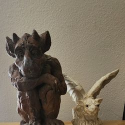 Vintage Gargoyle Statues 