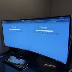 CORSAIR XENEON Flex OLED Bendable UltraWide Gaming Monitor 45WQHD240