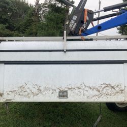 ARE Utility Camper Shell/Topper With Ladder Rack
