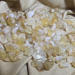 Tumbled Stones-Citrine Quartz