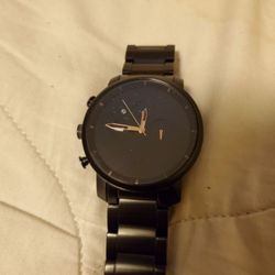 Movement Watch Black And Rose Gold