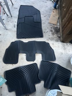 Kia telluride rubber floor mat set original