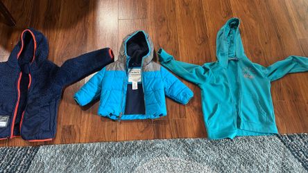 Three Kids Jackets In Different Size 