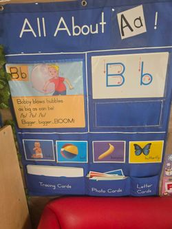 Lakeshore chart with Phonics cards