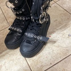 Goth Boots Demonia Size 6