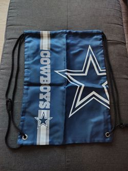 Cowboys drawstring backpackkl