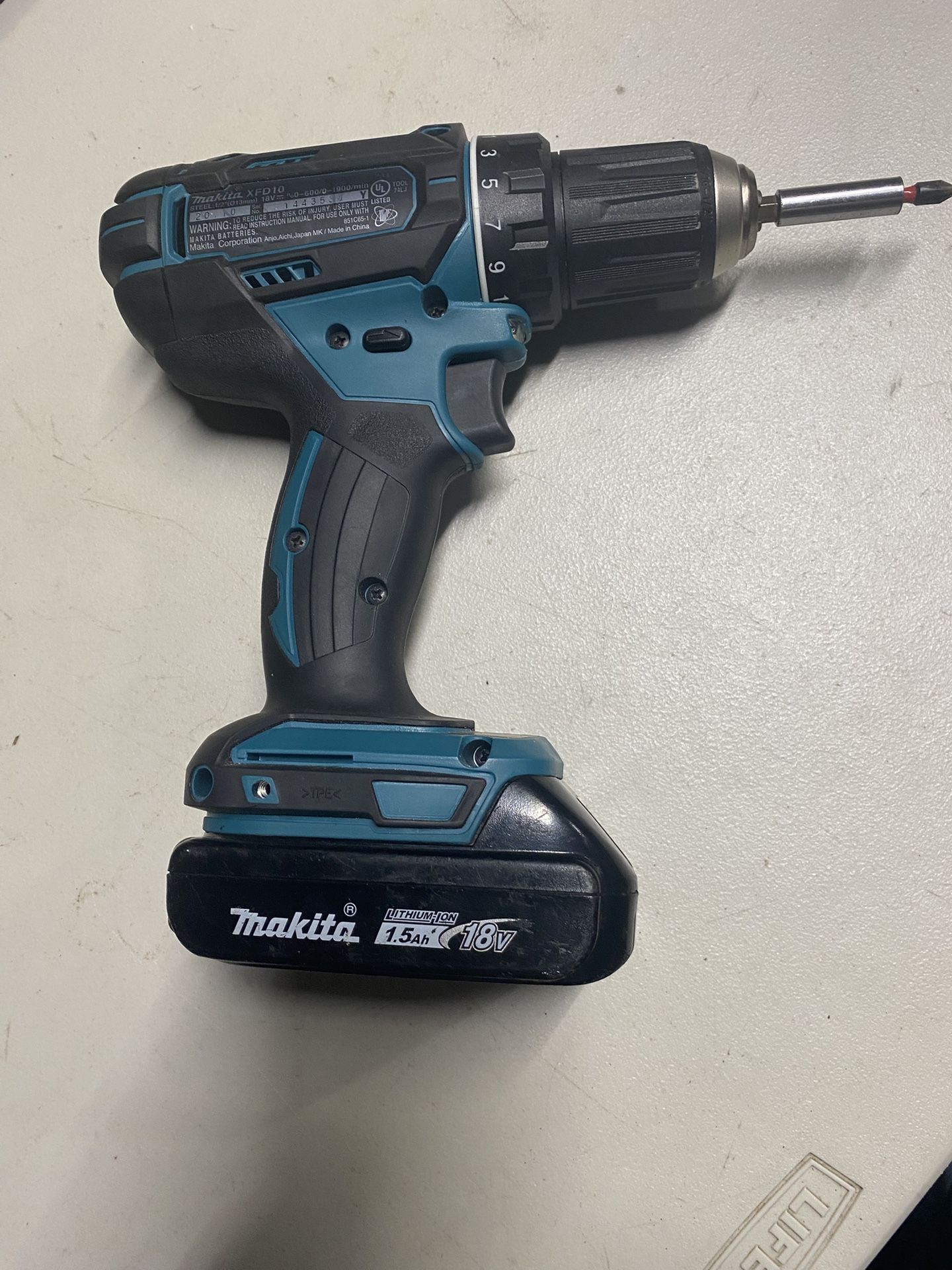 Makita 18 V XFD Cordless Drill