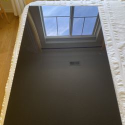 Brown Glass Table Top 48x30 Inch