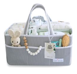 Lily Miles baby diaper caddy new