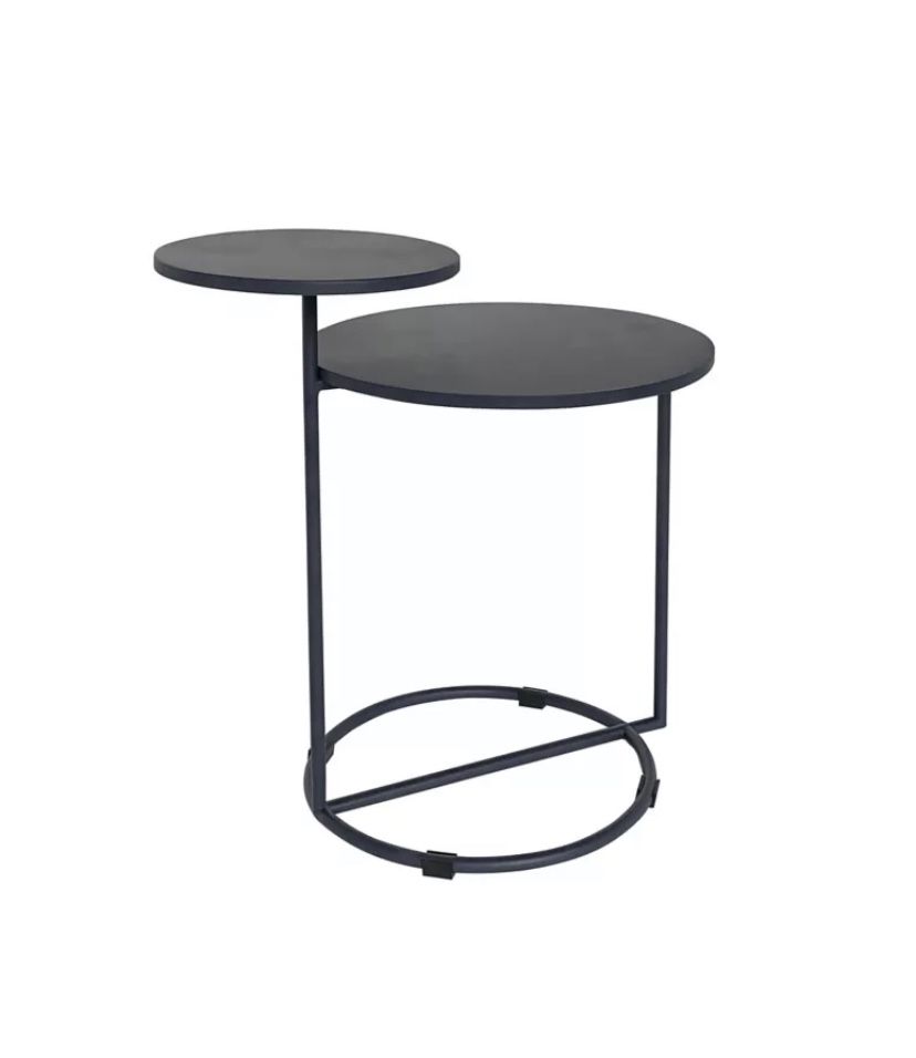 Studio 3BTM 2-Tier Accent Table in storage Gray