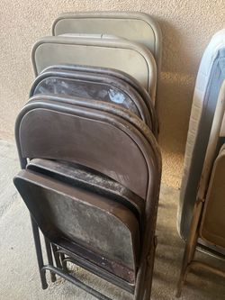 Metal chairs