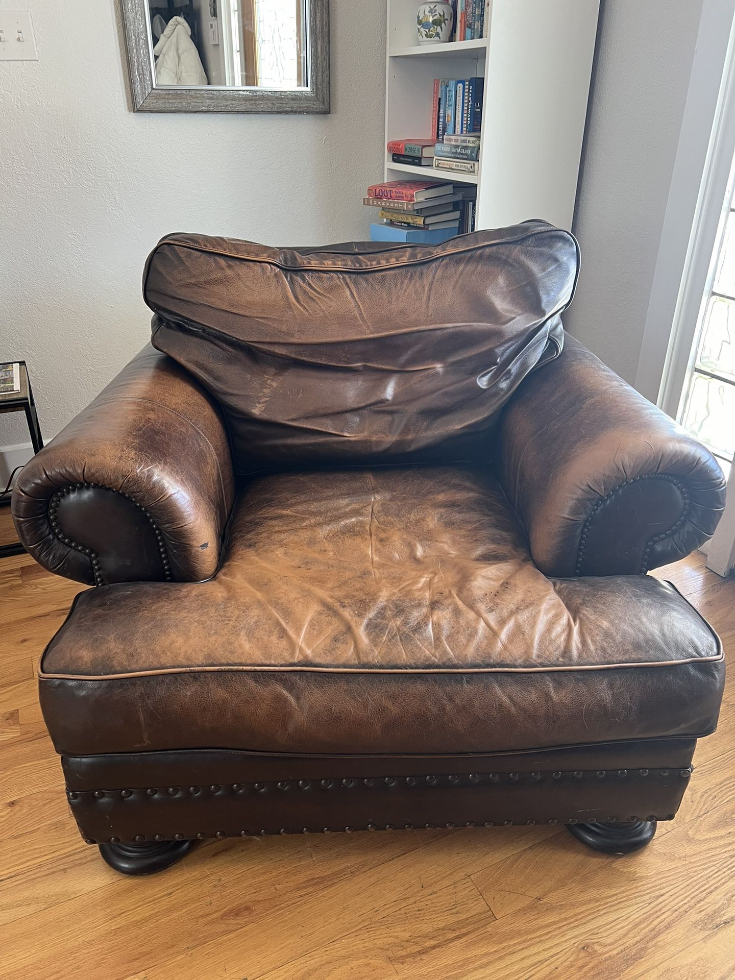 Bernhardt Leather Armchair 