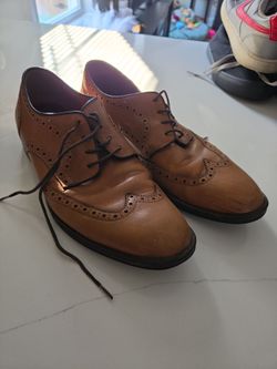 Johnston & Murphy Men's Henrick Wingtip Leather Oxfords - Size 9.5