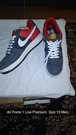 Nike Air Force 1 Low Premium Navy Red White