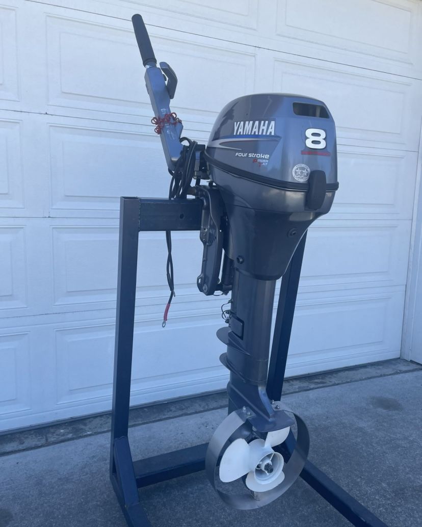 High thrust Yamaha - 8hp Outboard Boat Motor