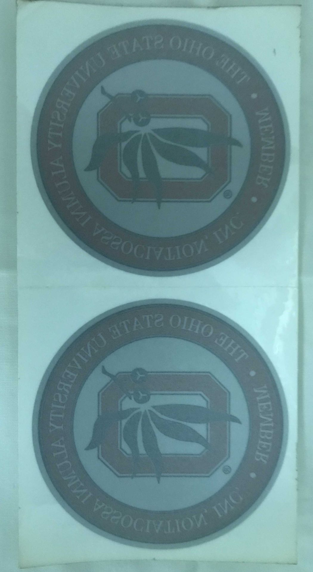 Ohio State University Window Sticker - Set of 2