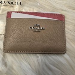 NWT Coach Card Holder 
