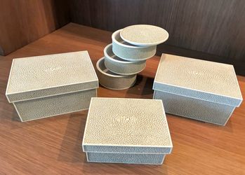 Decorative Shagreen Box Set