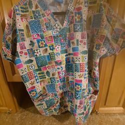 Scrub Large Short Sleeve  Top