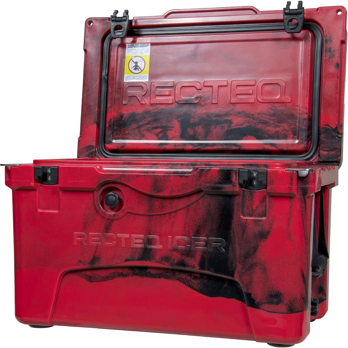 recTeq insulated ICER cooler (45 Quart) brand new unopened red/black