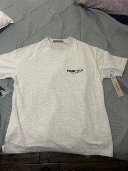Essential fear of god shirt, Light grey, Size large