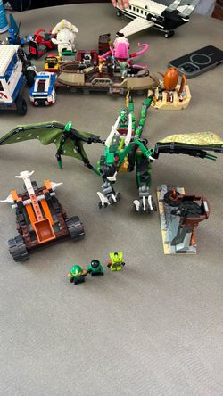 LEGO Ninjago Green Dragon Set Built