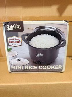 4-Cup Mini Rice Cooker, Ceramic Nonstick Pot, 260W <BRAND NEW>