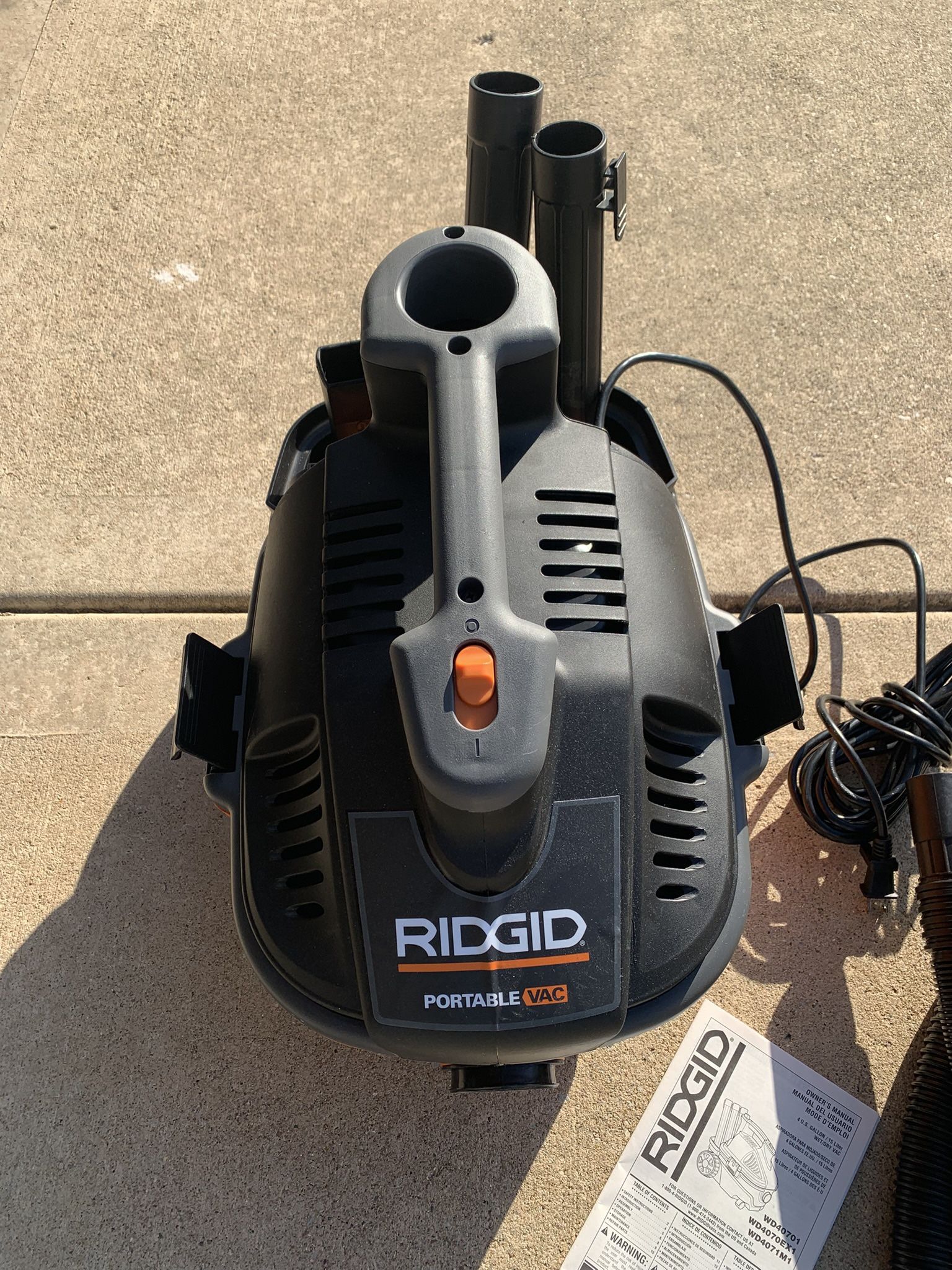 RIDGID Shop Vac 4 Gallon