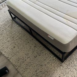 Queen Bed And Bed Frame 