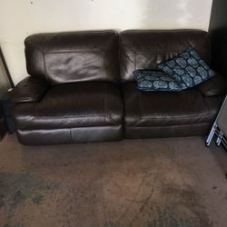 Leather Couch / Recliner