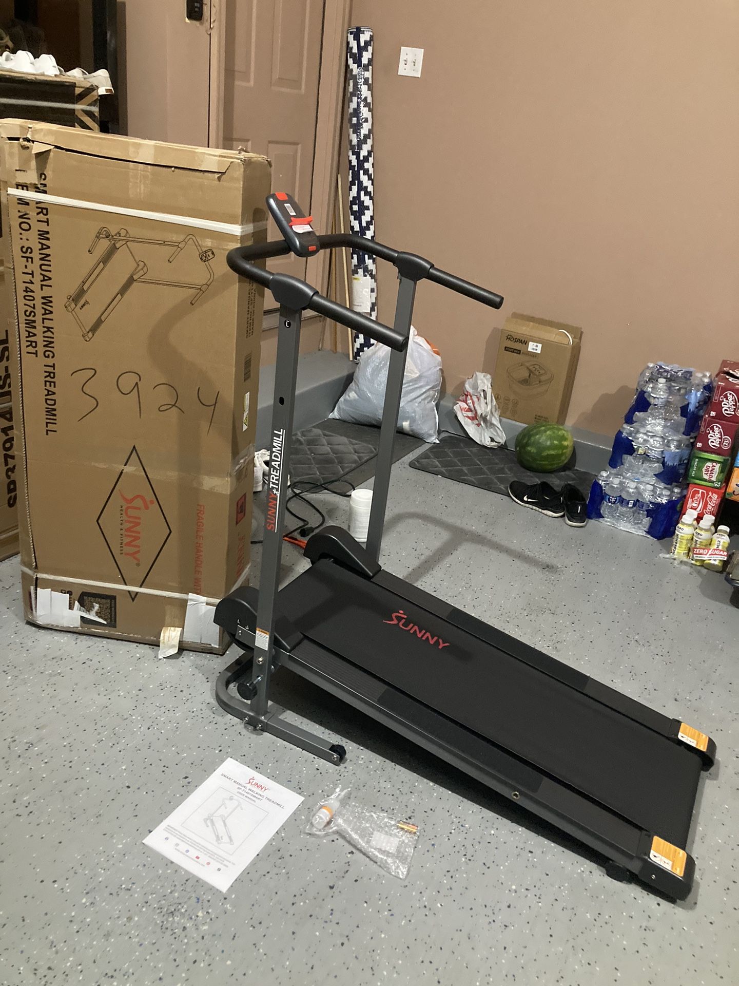 Sunny manual treadmill