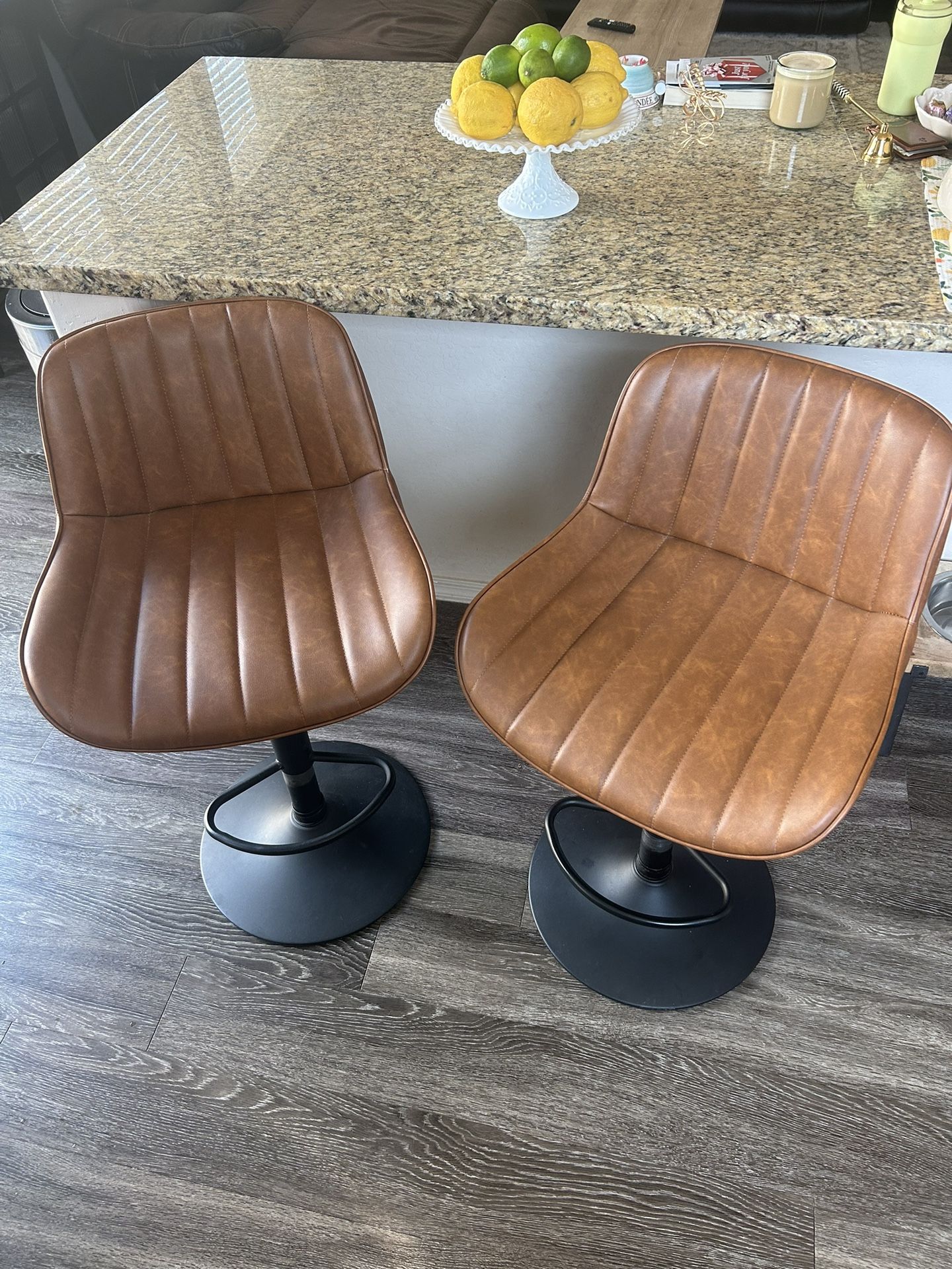 Leather Barstools