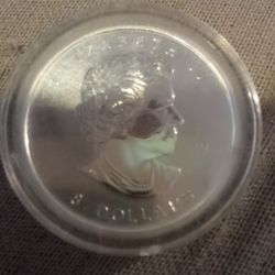 Two Canadian Silver Coins 2 3/4 Oz Total