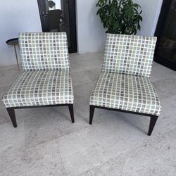 Macy’s Modern Concepts Accent Chairs – Matching Pair