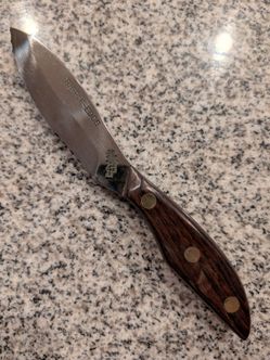 Vintage Ideal Products "Ripple-Edge" Knife & Original Leather Sheath – Solingen, Germany (Excellent Condition)