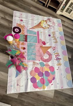 Ice Cream Party Decor