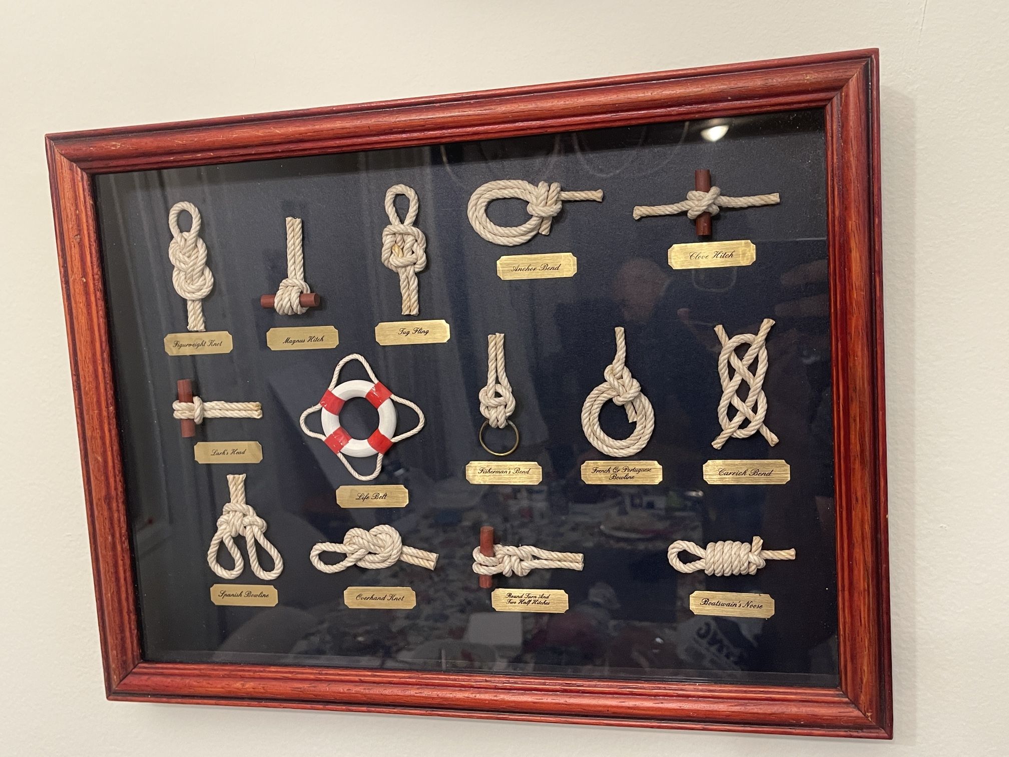 Handcrafted Nautical Knot Display Frame