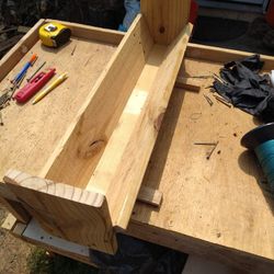 Larger animal Feeder, These Side Rails Are Now 5", Much Better. 