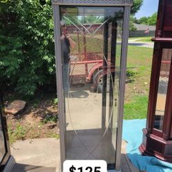 Silver Curio Cabinet