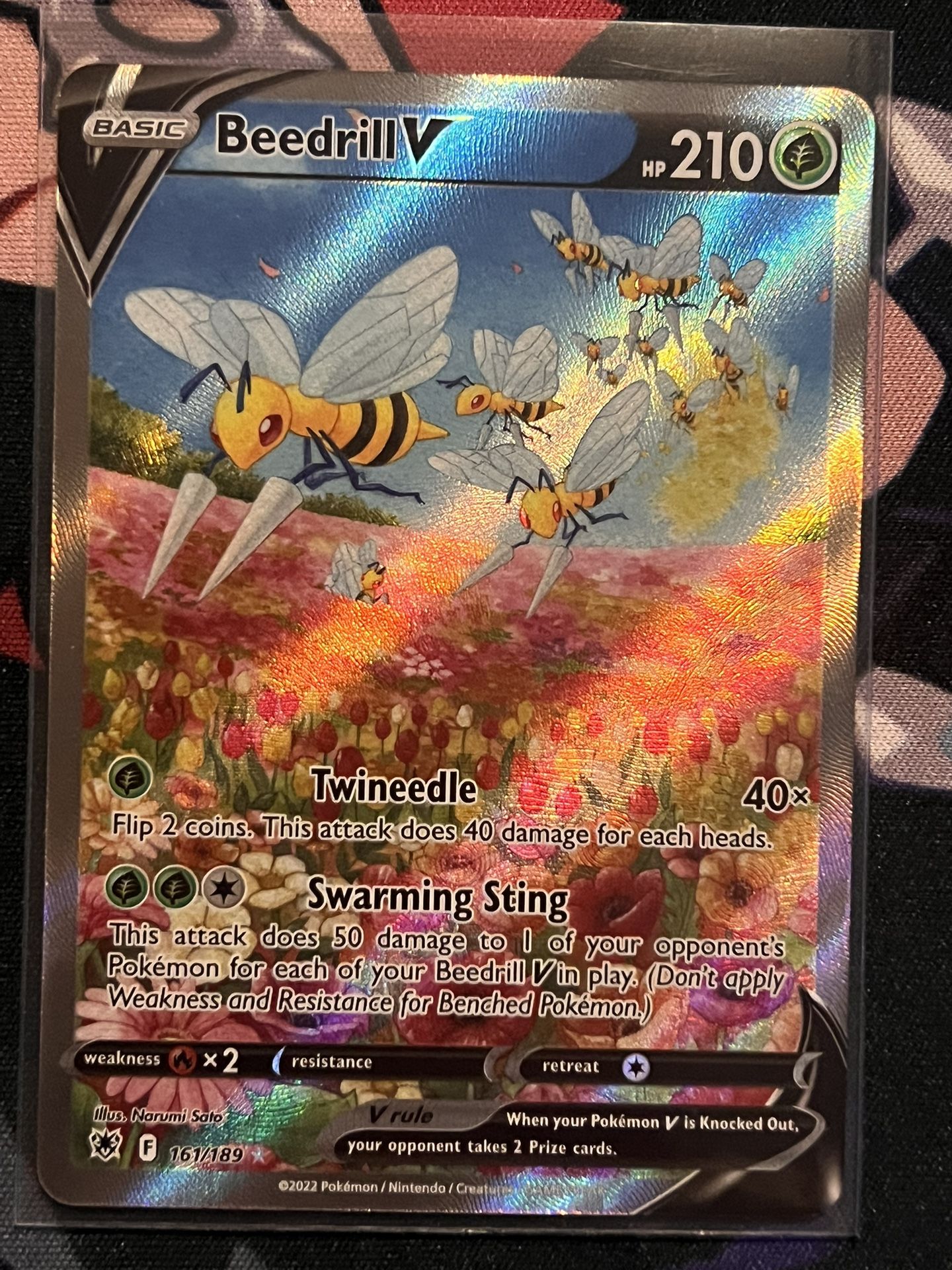 Beedrill V (Alternate Full Art) - SWSH10: Astral Radiance
