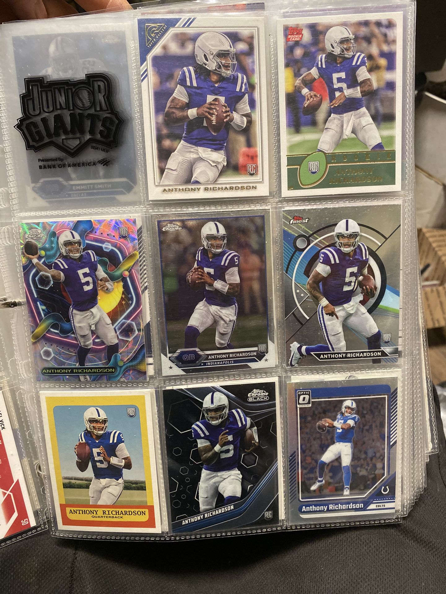 Anthony Richardson 8 Card Lot