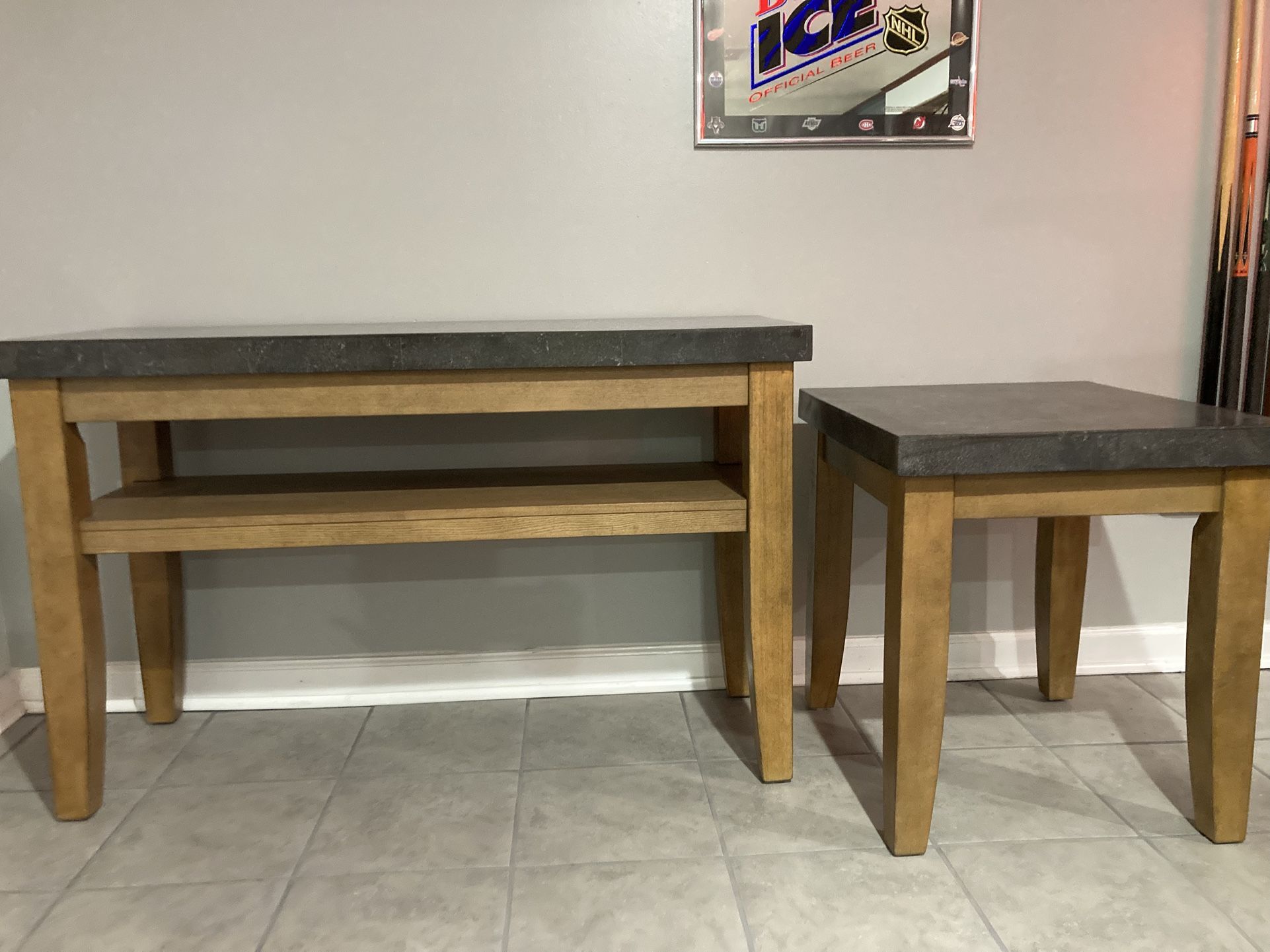 Sofa Table And Matching End Table
